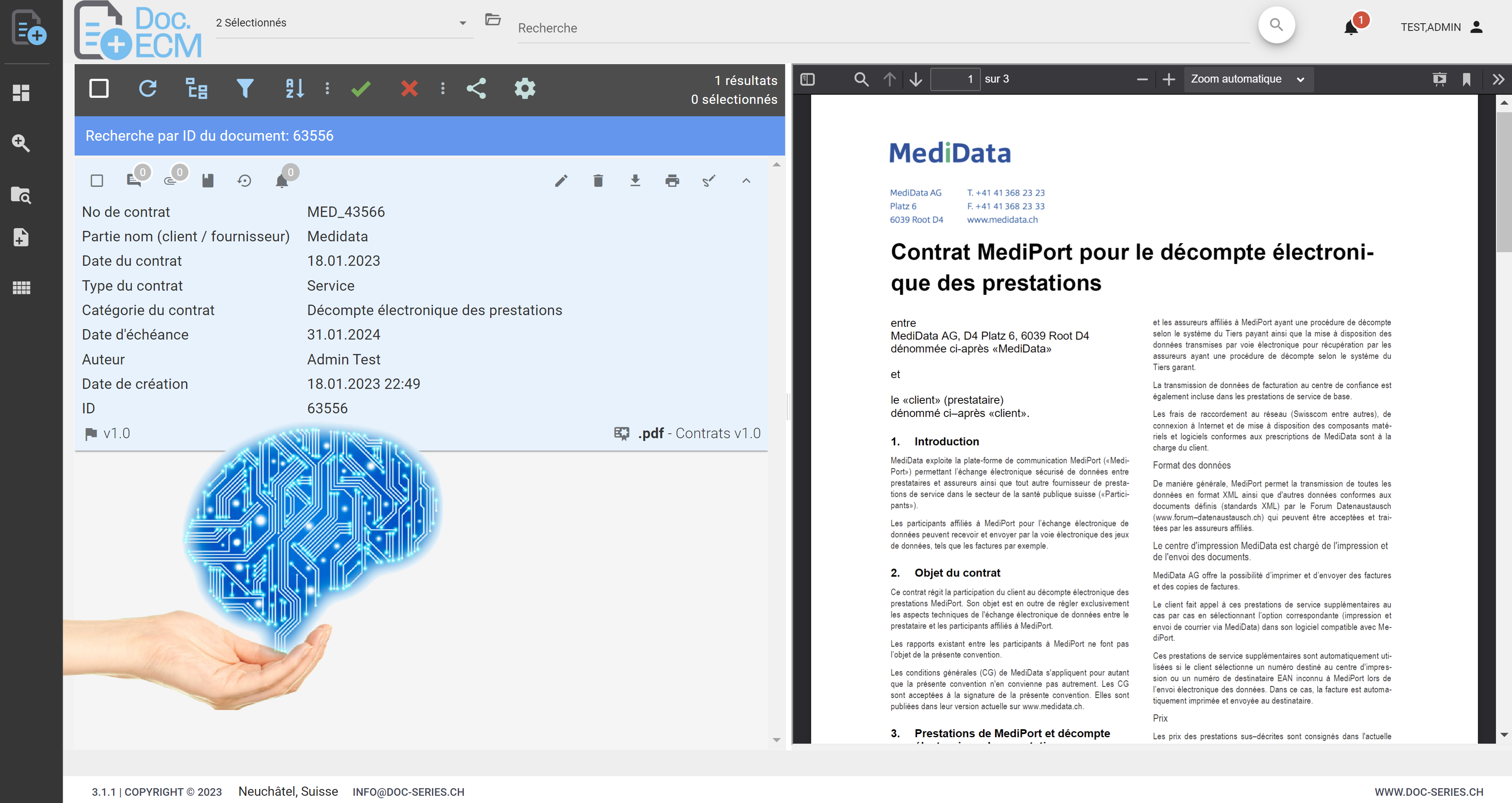 Comment l’intelligence artificielle ChatGPT peut vous aider à définir les plans de classements dans la GED Doc.Series. 